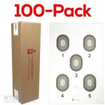 100-PACK OF 5 BULL'S-EYE TARGET, 23x35", ACTION TARGET