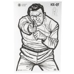 100-PACK OF ICE-QT, IMMIGRATION AND CUSTOMS ENFORCEMENT TARGET, 23x35", ACTION TARGET