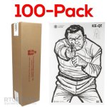 100-PACK OF ICE-QT, IMMIGRATION AND CUSTOMS ENFORCEMENT TARGET, 23x35", ACTION TARGET