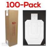 100-PACK OF IPSC/PBKB PRACTICE TARGETS, 23x35", ACTION TARGET