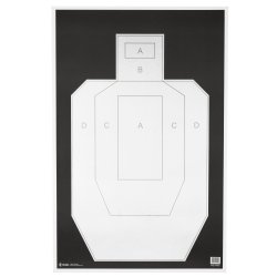 100-PACK OF IPSC/PBKB PRACTICE TARGETS, 23x35", ACTION TARGET