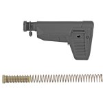 BRAVO COMPANY BCM GUNFIGHTER MOD 1 SOPMOD WIDEBODY MIL-SPEC STOCK KIT COMPLETE, BLACK