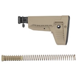 BRAVO COMPANY BCM GUNFIGHTER MOD 1 SOPMOD WIDEBODY MIL-SPEC STOCK KIT COMPLETE, FDE