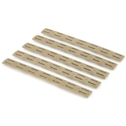 BCM KEYMOD RAIL PANEL KIT, 5-PACK, FDE