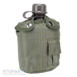 USGI STYLE REPRO CANTEEN WITH COVER & ALICE CLIPS