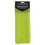 BREAKTHROUGH CLEAN TECHNOLOGIES GREEN MICROFIBER TOWEL CLOTH, 2-PACK