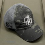 MICROTECH / SUREFIRE HAT, GREY CAMO, CENTERED LOGO