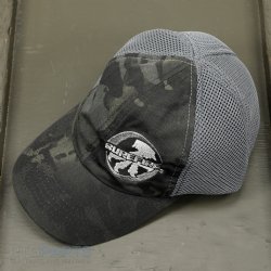 MICROTECH / SUREFIRE HAT, GREY CAMO, OFFSET LOGO