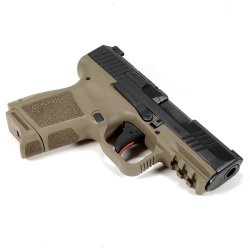 CANIK METE MC9 9MM 10RD MAGAZINE NEW, FINGER REST & FLUSH BASEPLATES, FDE