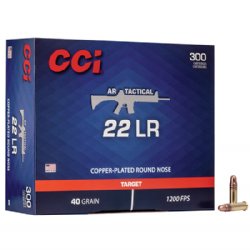 CCI 22LR AR TACTICAL 40GR 300RD / BOX