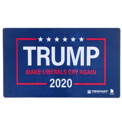 TRUMP - MAKE LIBERALS CRY AGAIN TEKMAT WORK MAT / DOOR MAT, 25x42