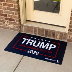 TRUMP - MAKE LIBERALS CRY AGAIN TEKMAT WORK MAT / DOOR MAT, 25x42