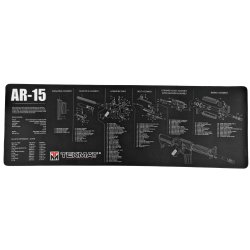 AR15 RIFLE MAT, 12X36" GUN CLEANING & REPAIR MAT BY TEKMAT