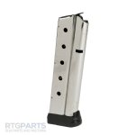 GENUINE COLT 1911 9MM 10RD GOVERNMENT/COMMANDER MAGAZINE, STAINLESS