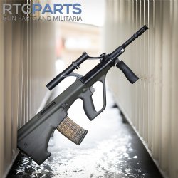 STEYR AUG 30RD MAG NEW, GREEN BASEPLATE