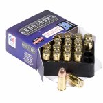 CORBON SELF DEFENSE 9MM +P 125GR JACKETED HOLLOW POINT, 20RD BOX