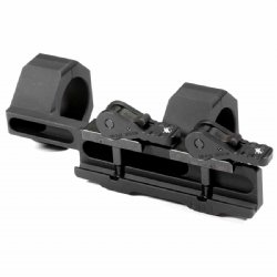 AMERICAN DEFENSE AD-DELTA-C-30-STD 30MM SCOPE MOUNT, BLACK, PERFECT FOR FNH SCAR