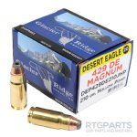 GLACIER RIDGE 429 DE MAGNUM AMMO, 240 GRAIN JACKETED HOLLOW POINT, 20 ROUNDS