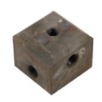 SQUARE STEEL MOUNTING BASE, FOR MG3 DOUBLE GUN MOUNT