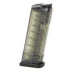 ETS GLOCK 43 9MM 9RD CARBON SMOKE MAGAZINE, MODEL 43