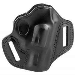 GALCO COMBAT MASTER BELT HOLSTER FOR S&W J-FRAME, RIGHT HAND, BLACK LEATHER