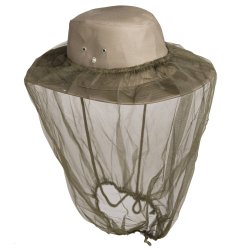 USGI MOSQUITO HEAD NET, LIKE NEW, FITS MOST HATS 