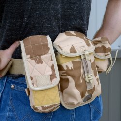 CZECH DESERT CAMO BELT & POUCH SET