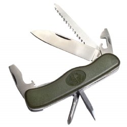 OD MULTI FUNCTION KNIFE NEW, BUNDESWEHR LOGO