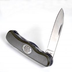 OD MULTI FUNCTION KNIFE NEW, BUNDESWEHR LOGO