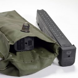 BELGIAN PVC MAG POUCH, GREAT FOR SMG & AR SIZED MAGS