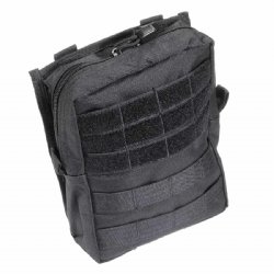 GERMAN MADE MOLLE 43-PIECE FIRST AID KIT, BLACK