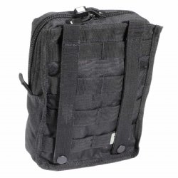 GERMAN MADE MOLLE 43-PIECE FIRST AID KIT, BLACK