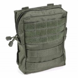 GERMAN MADE MOLLE 43-PIECE FIRST AID KIT, OD GREEN