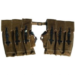 REPRO WWII STG44 MP44 MAGAZINE POUCH SET