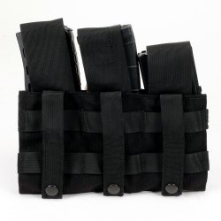 USGI BLACK MOLLE 3/6 AR MAG POUCH