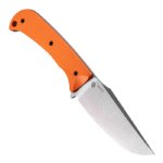 HOGUE EXTRAK XL 3.9" G10 TUMBLED BLADE, ORANGE G10 GRIPS, CPM MAGNACUT STAINLESS