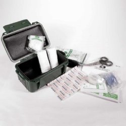 WATERPROOF FIRST AID KIT WITH CASE