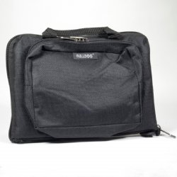 BULLDOG MINI RANGE BAG BLACK, PISTOL CASE WITH MAG POUCH