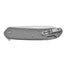 CRKT BONA FIDE 3.59" FOLDING KNIFE W/ LINER LOCK, SILVER