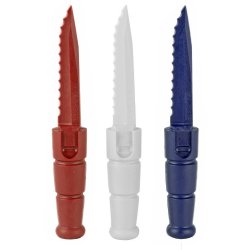 KA-BAR USA RED WHITE BLUE TACTICAL SPORK WITH KNIFE SET