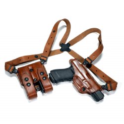 GALCO MIAMI CLASSIC SHOULDER HOLSTER FOR GLOCK 20 20SF 21 29 30, TAN