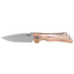 SOUTHERN GRIND SPIDER MONKEY FOLDING KNIFE 3.25" DROP POINT COPPER HANDLE