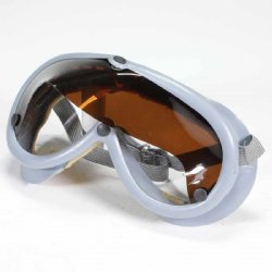 GERMAN BUNDESWEHR GREY GOGGLES W/ SUN SHADE