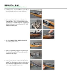SAMSON HANNIBAL RAIL FOR 2008+ RUGER MINI-14/30, NATURAL GREY 