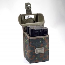 HK G3 CAMO DUAL MAG POUCH NEW, GERMAN