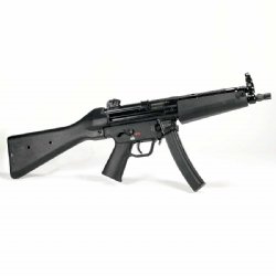 HK SP5 MP5 FIXED BLACK BUTTSTOCK NEW, GERMAN