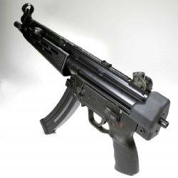 HK33 HK53 MP5 HK94 PISTOL END CAP W/ QD SOCKET, CHOATE