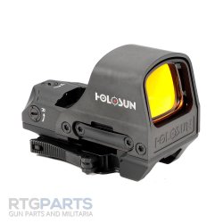 HOLOSUN HS510C REFLEX MRS, RED DUAL RETICLE QR, BLACK