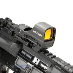 HOLOSUN HS510C REFLEX MRS, RED DUAL RETICLE QR, BLACK