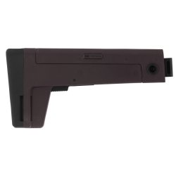 B5 SYSTEMS AK FOLDING STOCK, COLLAPSIBLE, FITS 5.5MM FOLDING TRUNNION, PLUM